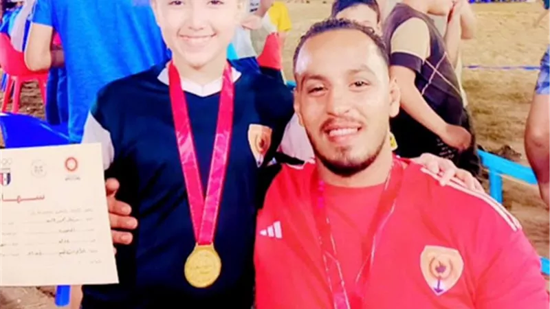 4 ميدليات للمنصوره فى بطوله الجمهورية للمصارعة الشاطئية