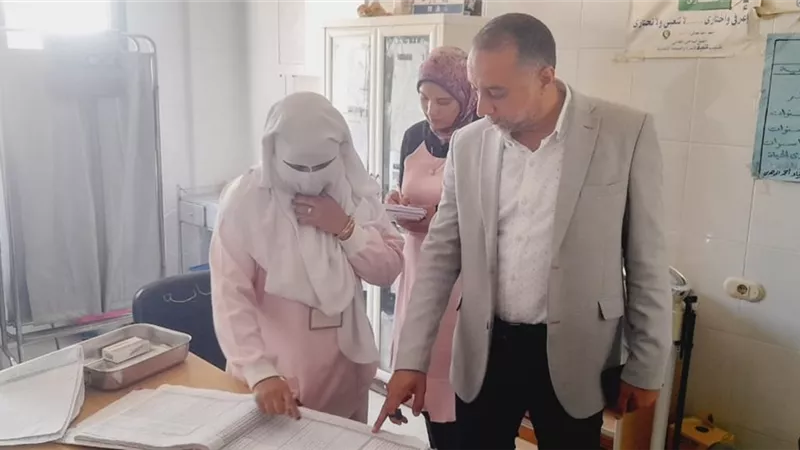 وكيل وزارة الصحة بشمال سيناء يفاجئ وحدات الرعاية الأساسية بالعريش