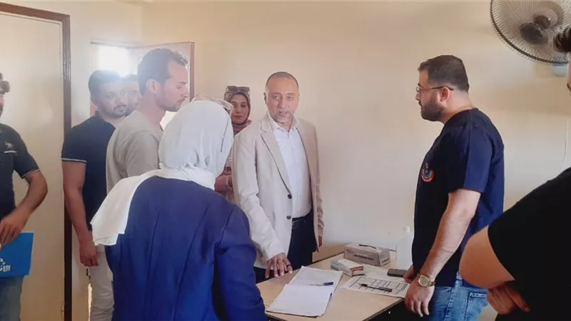 أطلاق القافلة الطبية 