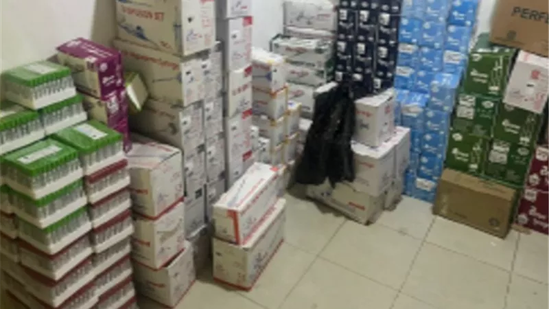 ضبط 2 مليون قطعة مستلزمات طبية مجهولة المصدر بالسيدة زينب