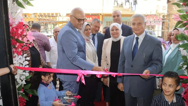 محافظ القليوبية والسفير رضا الطايفي يفتتحان مكتبة مصر العامة بشبين القناطر
