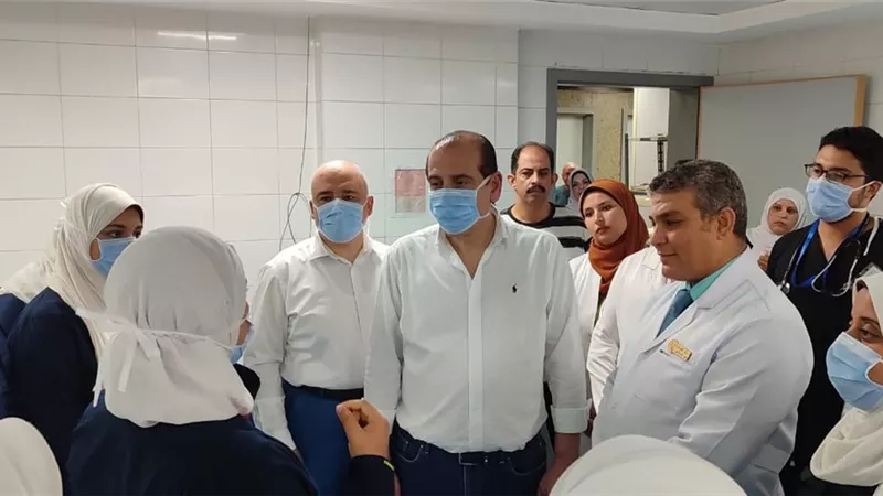 نائب وزير الصحة يتفقد عدة منشآت طبية في القليوبية
