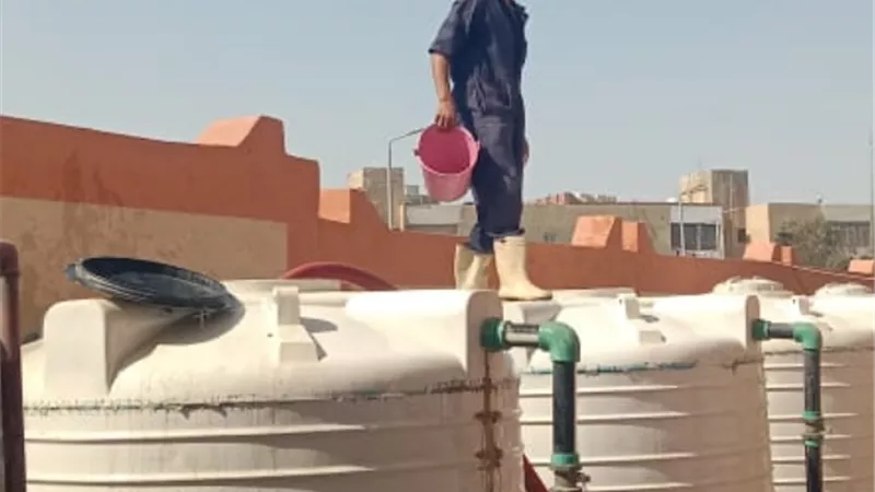 مياه البحر الاحمر تعلن انطلاق مبادرة تطهير خزانات المدارس مجانا