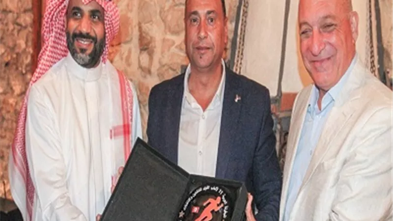الاتحاد العربي لألعاب القوى يكرم أبو فندي وعبدالبديع و الخواجة