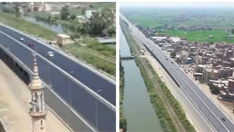 لانتهاء من تنفيذ كوبري 