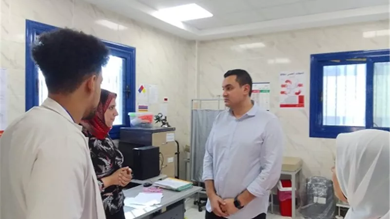 وكيل صحةالبحيرة يتفقدطب أسرةالملقةوالبيضابكفرالدوار