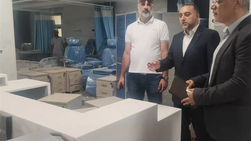 وكيل صحة شمال سيناء يتفقد مبنى الكلى الجديد بمستشفى العريش العام