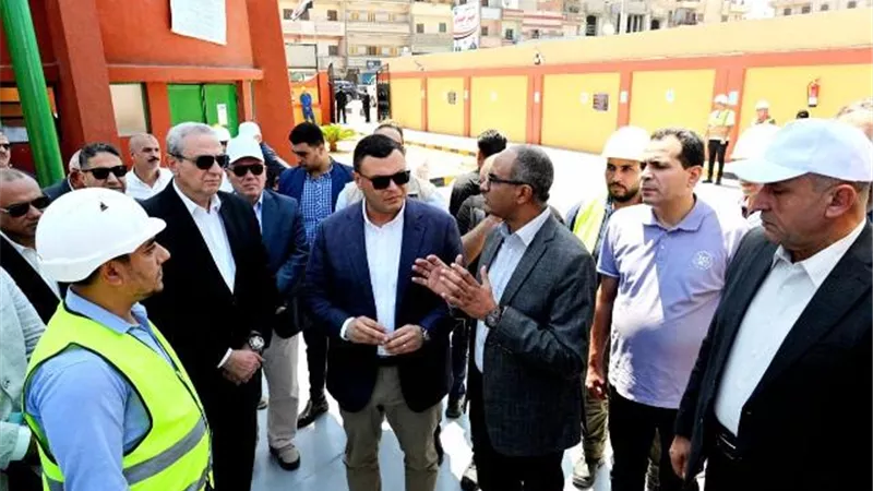 وزير الإسكان يستهل جولته بمركز زفتى بتفقد محطة مياه نهطاي الارتوازية