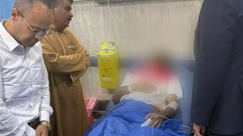 نائب وزير الصحة يتابع الحالة الصحية لمصابي حادث قطار مطروح