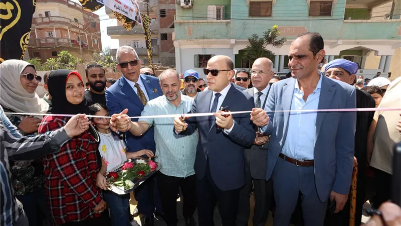محافظ كفر الشيخ يفتتح مشروع محطة رفع صرف صحي