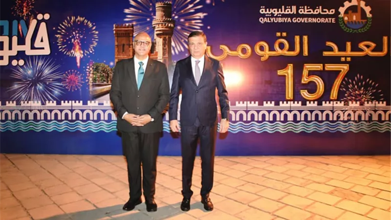 وزير الزراعة يشارك في احتفالية محافظة القليوبية بعيدها القومي