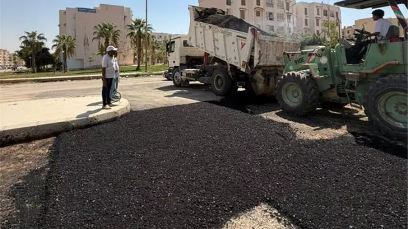 تعرف على أحدث مشروعات الطرق من جهاز مدينة الشروق.. بالصور