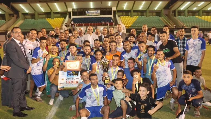 تتويج مركز شباب طحلة بلقب دوري القليوبية لمراكز الشباب لكرة القدم