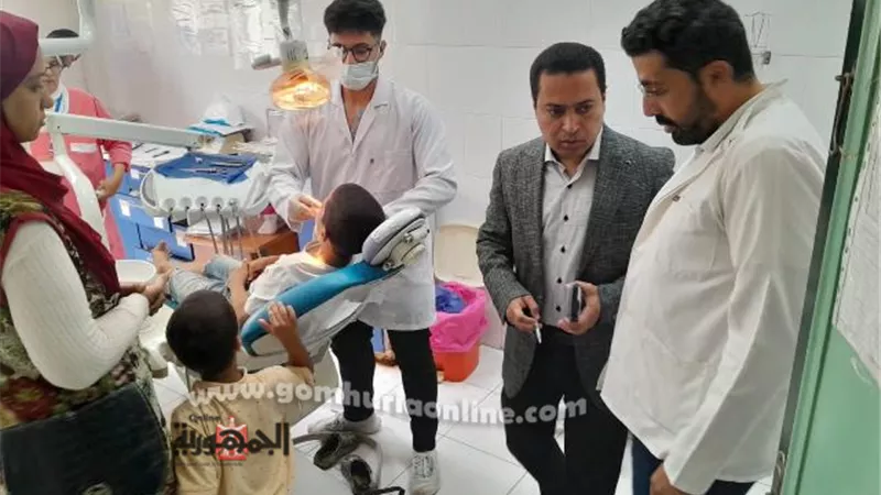 مدير صحة دمياط يفاجئ وحدة طب الأسرة بالشعراء