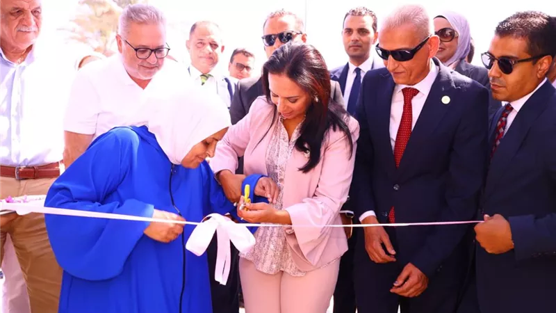 وزيرة التضامن تفتتح أعمال تطوير دار الهدايا بالإسكندرية