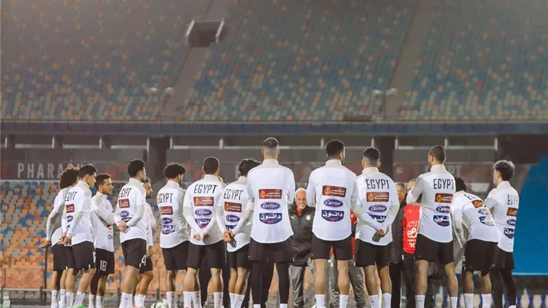 استعدادًا لمواجهة إثيوبيا .. منتخب مصر يخوض مرانه الأول