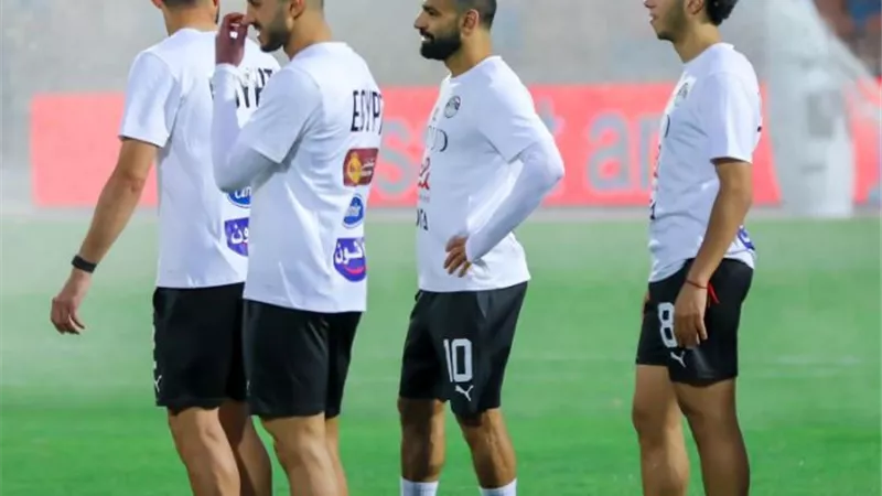 منتخب مصر يتدرب علي ملعب استاد السلام استعداداد لمواجهة إثيوبيا