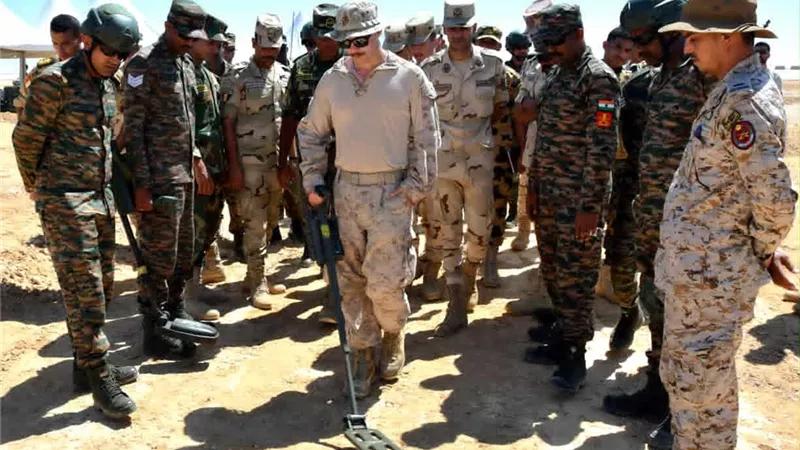 استمرار فعاليات التدريب المشترك النجم الساطع 2025 بقاعدة محمد نجيب