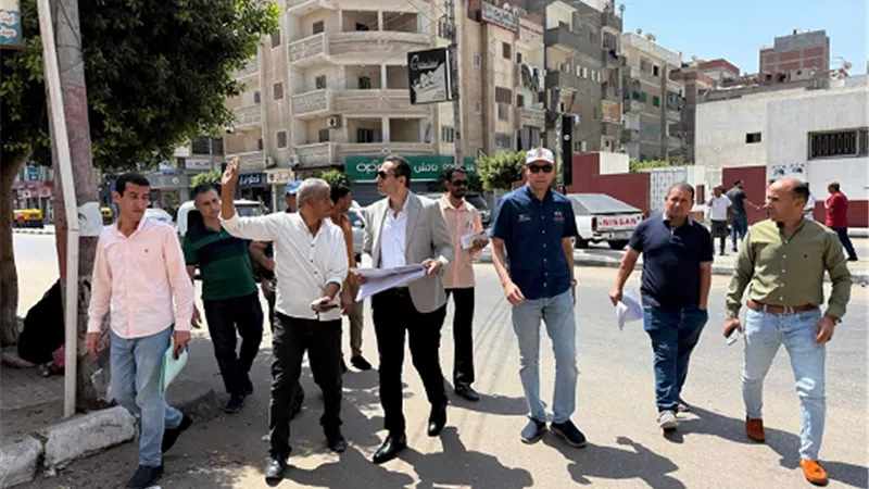 نائب محافظ البحيرة يتابع لجنة حصروتقسيـم المناطق السكنية بإيتاى