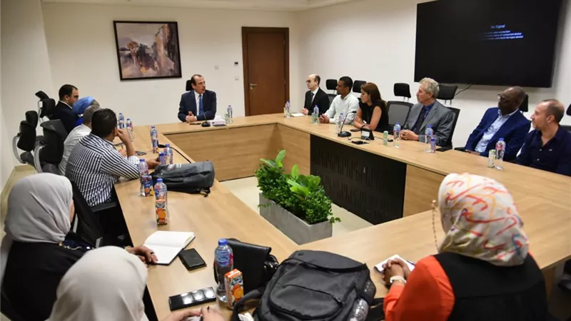 الصحة تستقبل وفد المركز الإفريقي لمكافحة الأمراض والوقاية منها