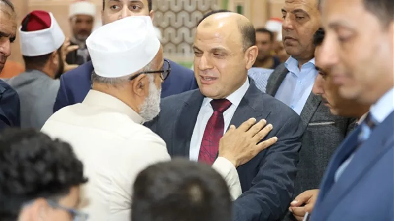 محافظ كفرالشيخ يشهدالاحتفال بالمولد النبوي الشريف من مسجد المللك