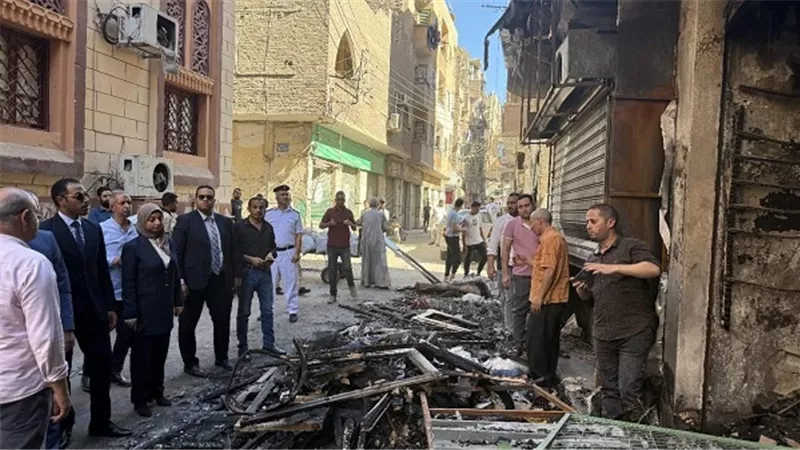 حريق بمخزن غير مرخص بسوهاج.. النيابة الإدارية تكشف التفاصيل الأولية