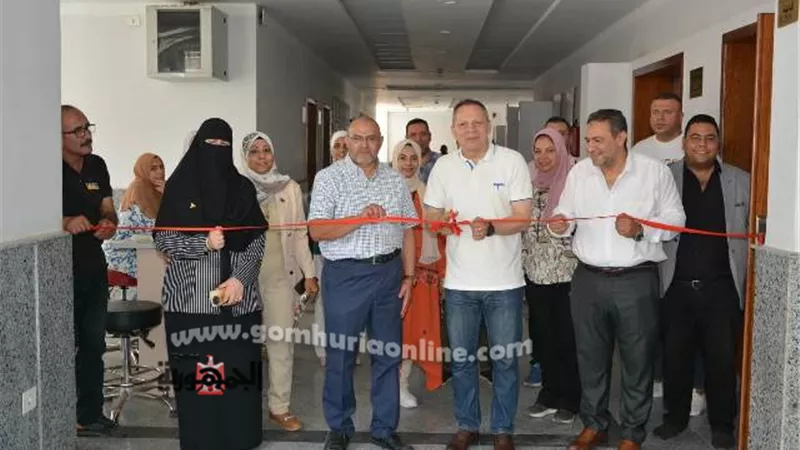 رئيس جامعة دمياط يفتتح حملة 