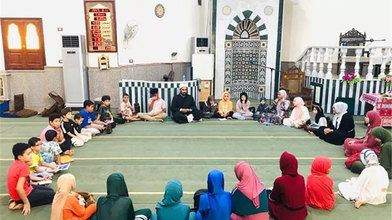جلسات النشاط الصيفي للأطفال من مساجد السويس