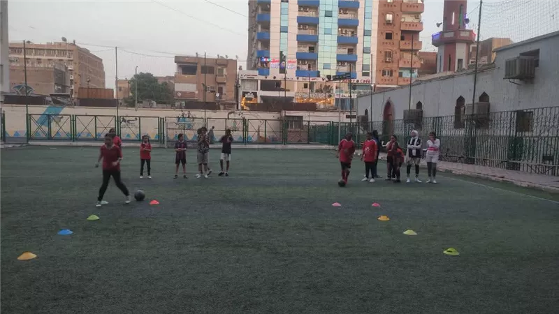 بدات فاعليات الموسم الجديد اولى تدريباته بمركز شباب مدينة أسوان