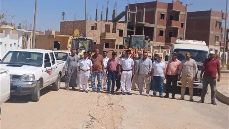 أسباب مصادرة جهاز سوهاج الجديدة لمعدات المقاولين ومواد البناء.. بالصور