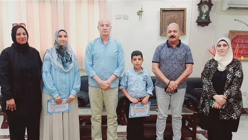 وكيل شباب كفر الشيخ يكرم الفائزين فى مسابقة 