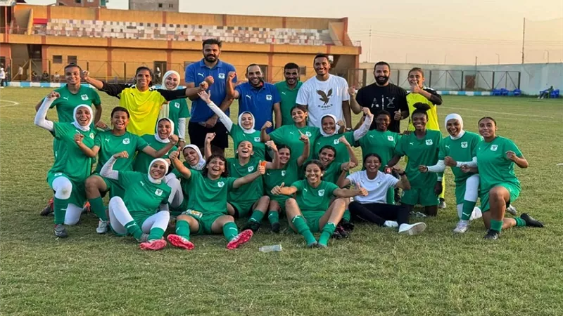المصرى يهزم اتحاد بسيون فى دورى الكرة النسائية
