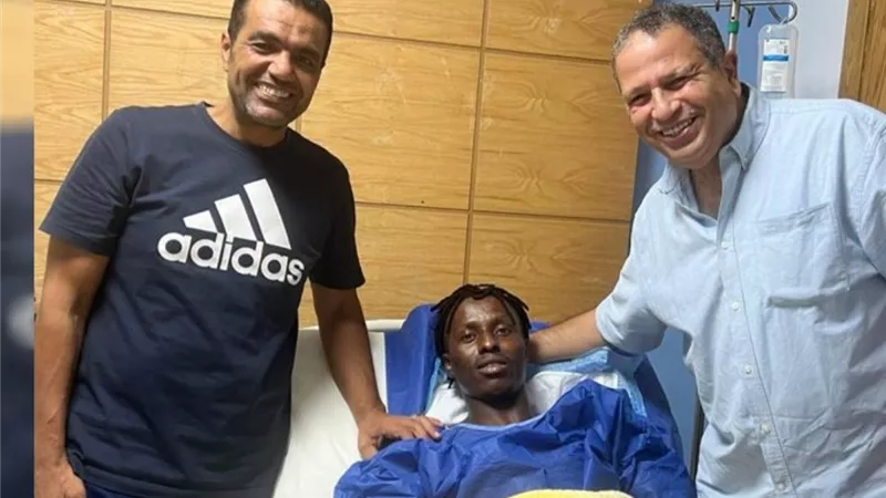 جراحة ناجحة بالمنظار للاعب غزل المحلة النيجيرى