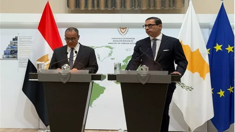 وزير الخارجية يعقد مشاورات سياسية مع نظيره القبرصي