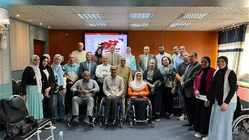 التضامن بالمنيا تشارك بالدورة الثانية لتوصيف الكراسي المتحركة
