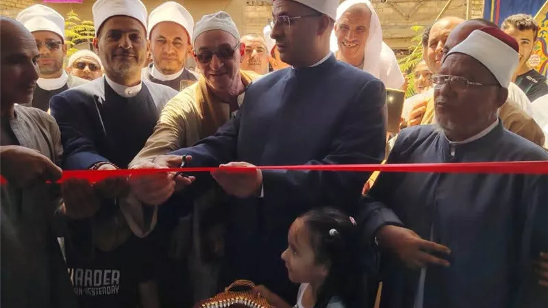 افتتاح مسجد علي سعيد ببني مزار في المنيا..صور