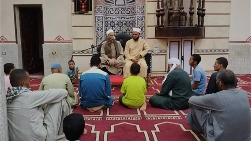 أوقاف المنيا تعقد مجالس الفقه والاقراء بمساجد المراكز