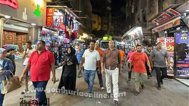 حملات ميدانية لتحقيق الإنضباط بشوارع مدينة دمياط