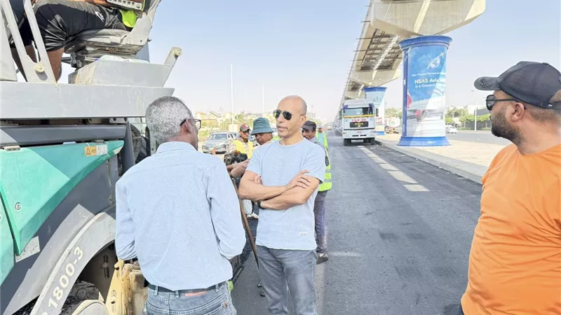 جولة لرئيس جهاز القاهرة الجديدة لمتابعة تطوير المحاور الرئيسية