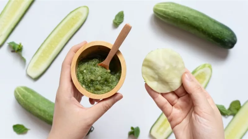6 طرق مختلفة لاستخدام الخيار للبشرة
