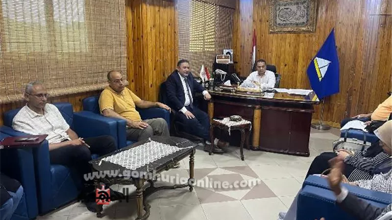 وكيل الصحة يستقبل وفدا كلية الطب بجامعة دمياط
