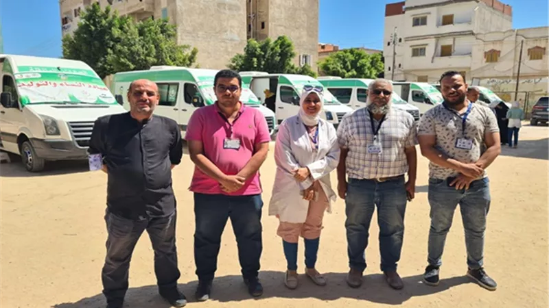 قافلة طبية بكوم الطرفاية بكفر الدوار الجمعة
