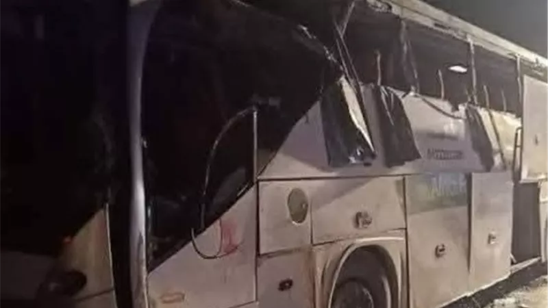 مصرع 3 وإصابة 38 فى انقلاب أتوبيس على صحراوي الأقصر