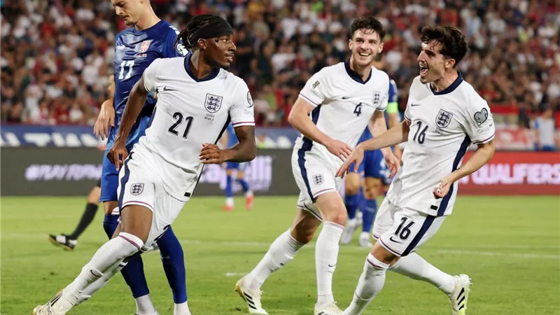 شاهد ملخص مباراة صربيا وإنجلترا (0-5) بتصفيات أوروبا لكأس العالم