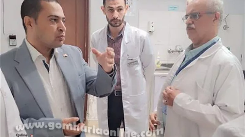مدير صحة دمياط يفاجئ مستشفى طب وجراحة العيون ويشيد بالخدمات