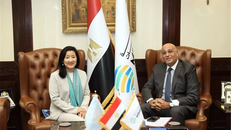 رحمي يستقبل نوجوتشي لبحث تعزيز الشراكة في دعم المشروعات الصغيرة