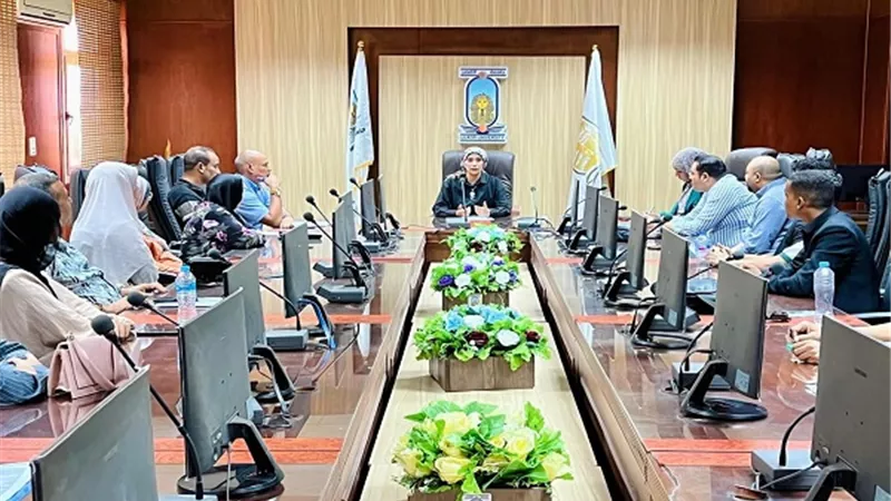 جامعة الأقصر تناقش استعدادات استقبال الطلاب الجدد وخطة الأنشطة