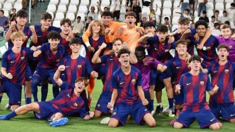 شاهد هدف تتوبج برشلونة بكأس العالم للأندية للشباب 2025