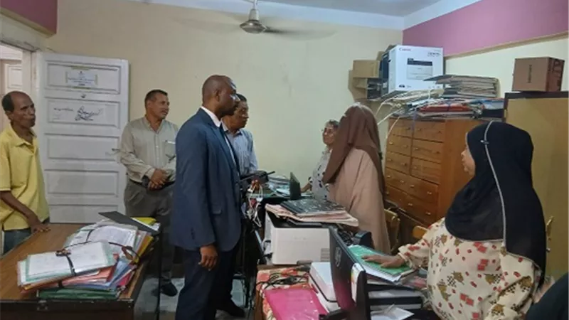 وكيل وزارة التضامن يتفقد إدارةالأقصر