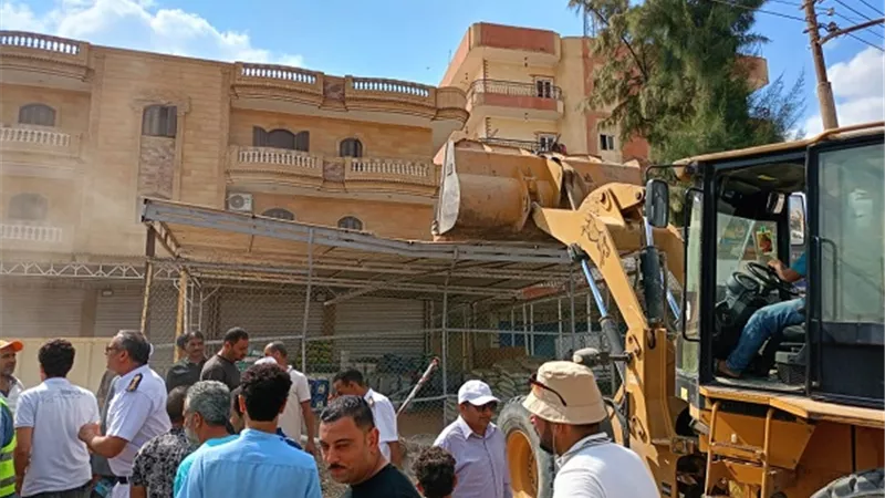 الإسماعيلية تواصل إزالة التعديات.. وتستعيد 15 فدانًا بالقصاصين